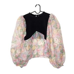 NWT Selkie The Vamp Ghosted Sweater in Cabbage Patch Size Small